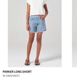 Agolde Parker Long Shorts